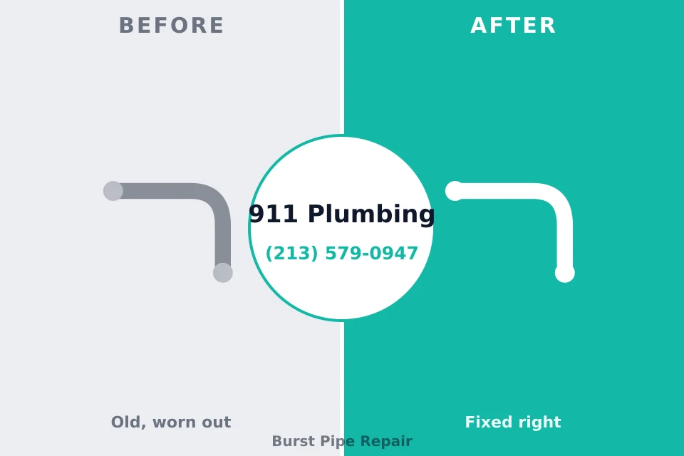Before and after: plumbing company Bensenville, IL